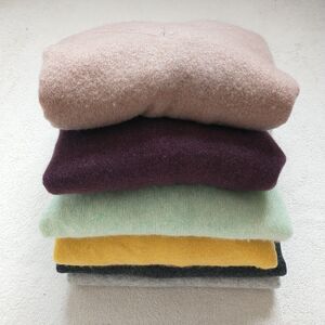 Lot 6x Cashmere Flawed Sweaters Fabric Crafters Project UpcycleRecycle DIY~2.5lb